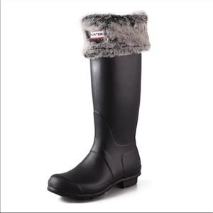 Hunter Original Faux Fur Boot Socks